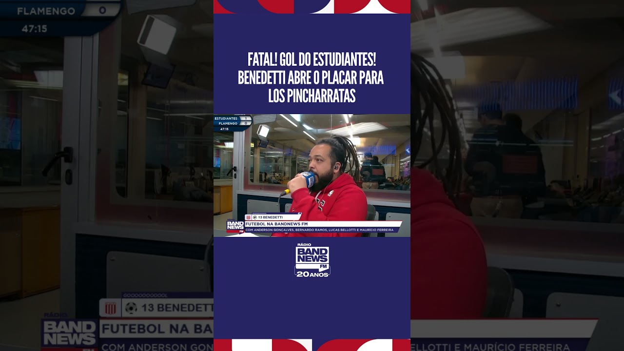 FATAL! GOL DO ESTUDIANTES! Benedetti abre o placar para o Estudiantes