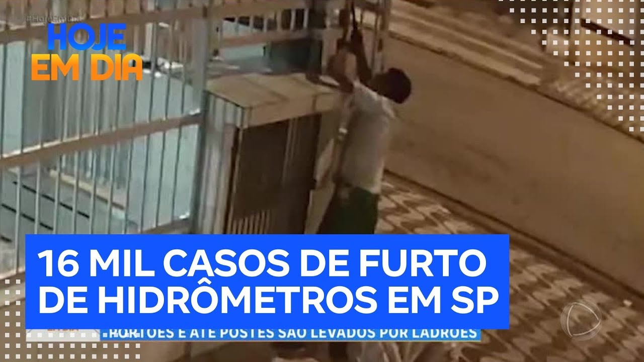 Furto de hidrômetros cresce em São Paulo e já soma 16 mil casos em oito meses