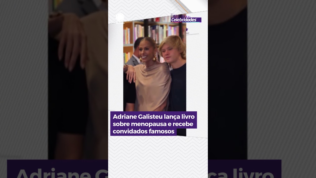 Adriane Galisteu lança livro sobre menopausa e recebe convidados famosos #HojeEmDia #Shorts