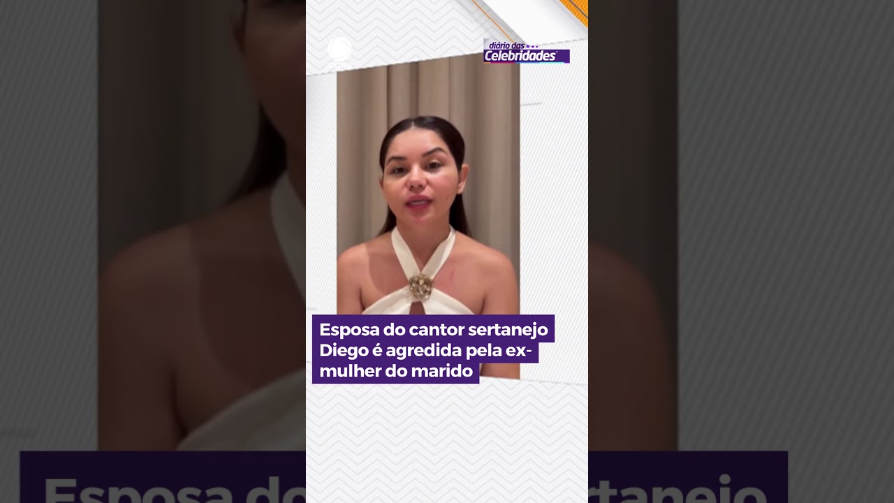 Esposa do cantor sertanejo Diego é agredida pela ex-mulher do marido #HojeEmDia #Shorts