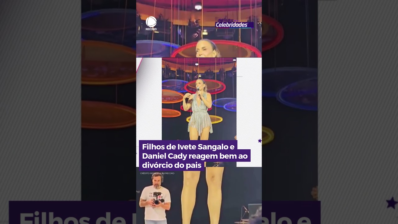 Filhos de Ivete Sangalo e Daniel Cady reagem bem ao divórcio do pais #HojeEmDia #Shorts
