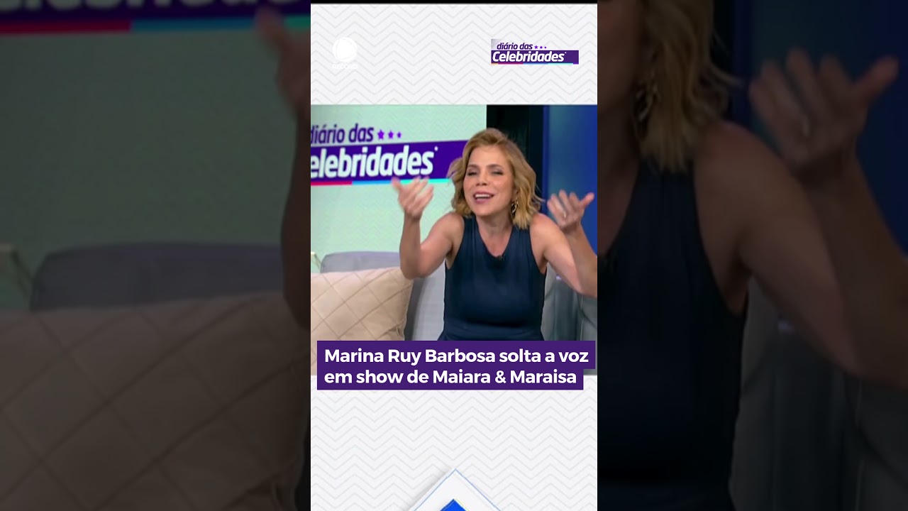 Marina Ruy Barbosa solta a voz em show de Maiara & Maraisa #HojeEmDia #Shorts