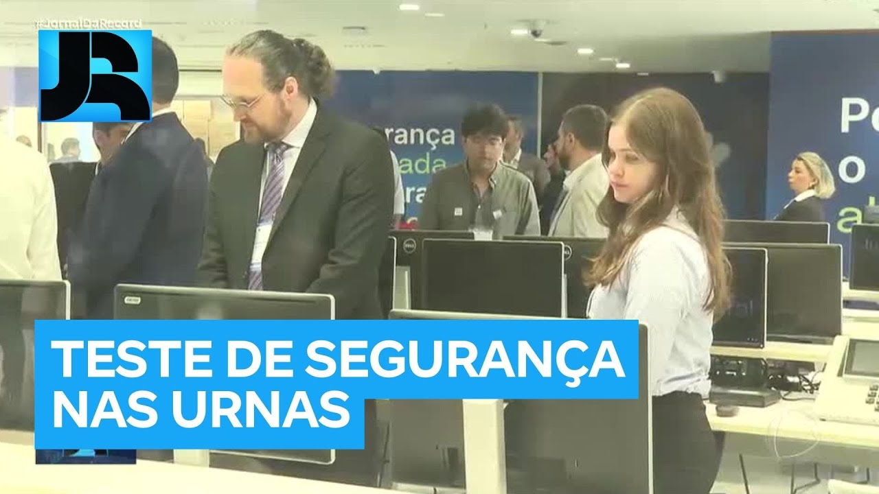 Minuto JR: TSE começa a testar sistema de segurança das urnas eletrônicas