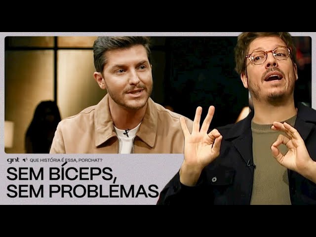 O Klebber Toledo estava de férias, mas seu braço não | Que História É Essa, Porchat? | GNT