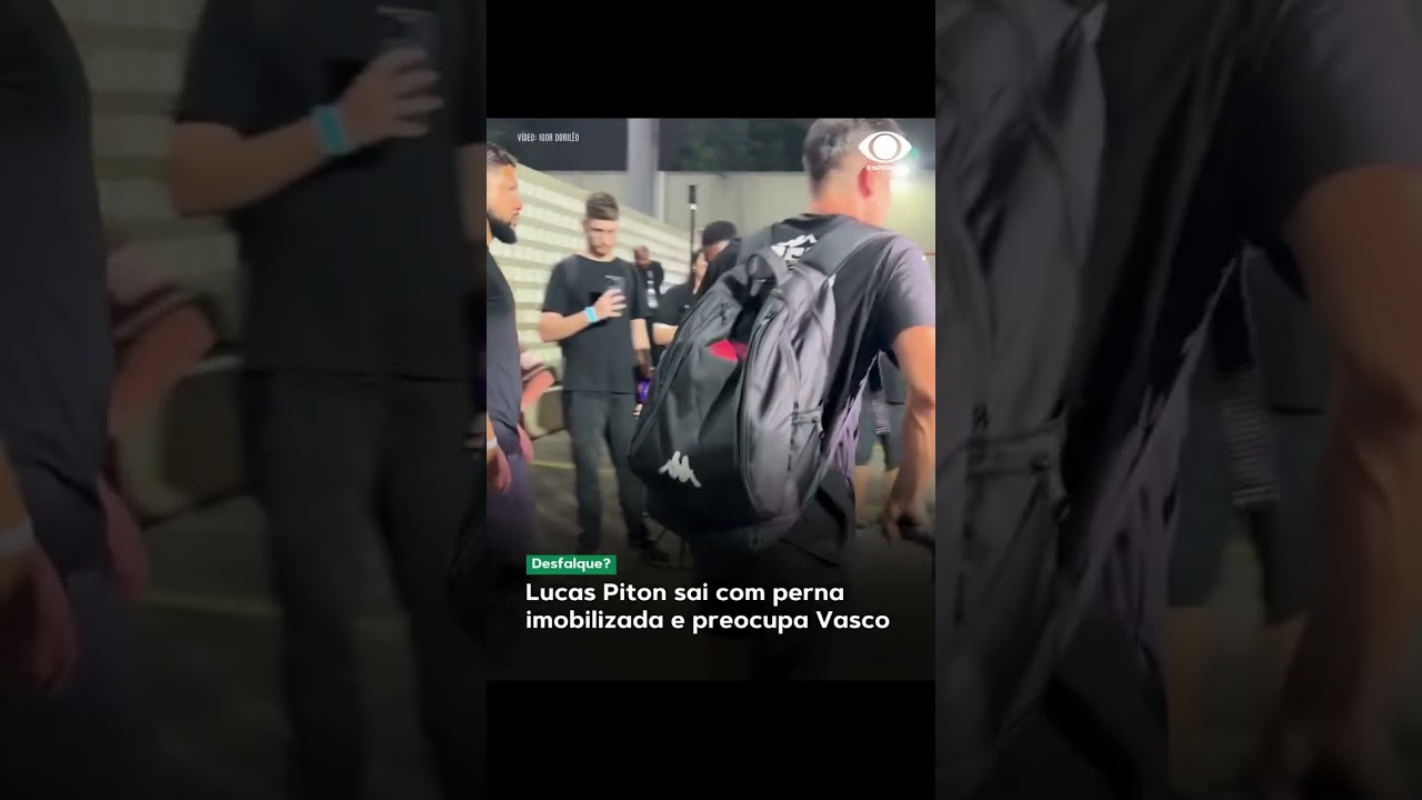 PROBLEMA NO VASCO: Piton saiu chorando do jogo contra o Mirassol! #shorts