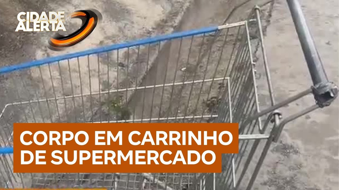 Professor encontra corpo em carrinho de supermercado ao investigar furto de bicicleta