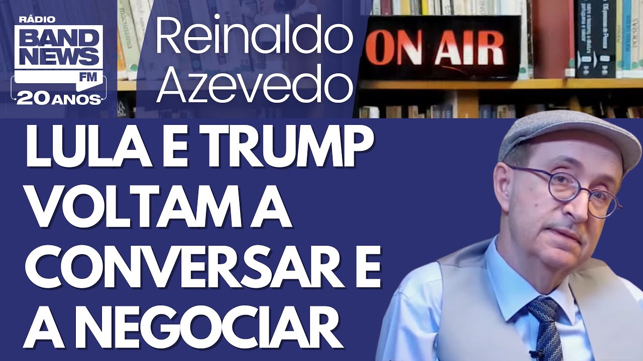 Reinaldo – Lula liga para Trump; negociação continua; CNI elogia; direita chupa o dedo e só tem ódio