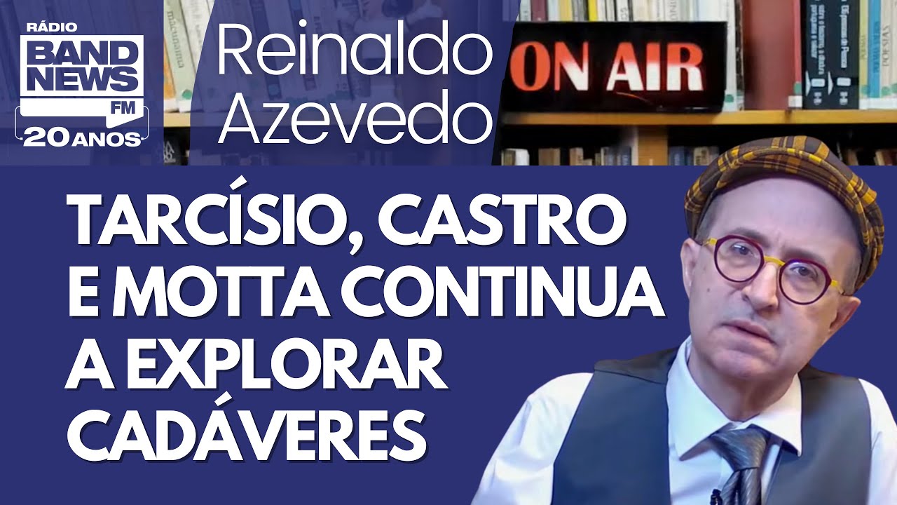 Reinaldo – Tarcísio, Castro e Motta no palanque. Por que eles tentaram tirar a PF de investigações?