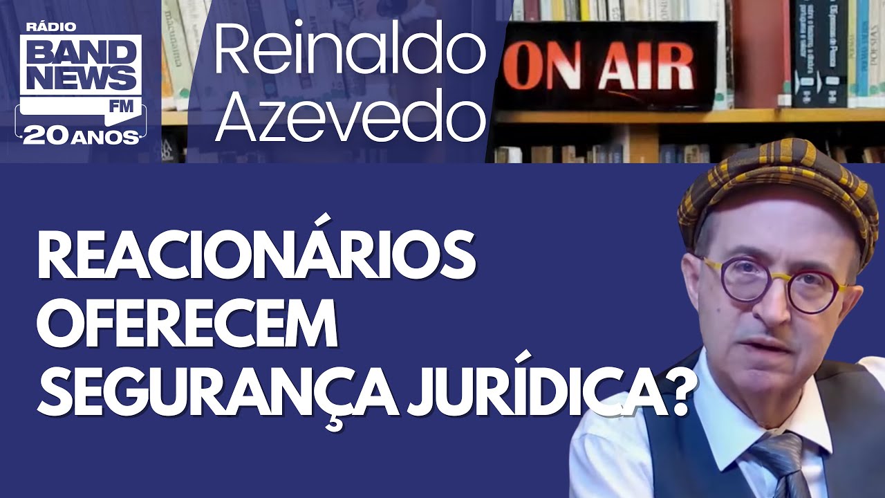 Reinaldo – Tarcísio e esforço para não chatear Bolsonaros. A insegurança jurídica e reaças em guerra