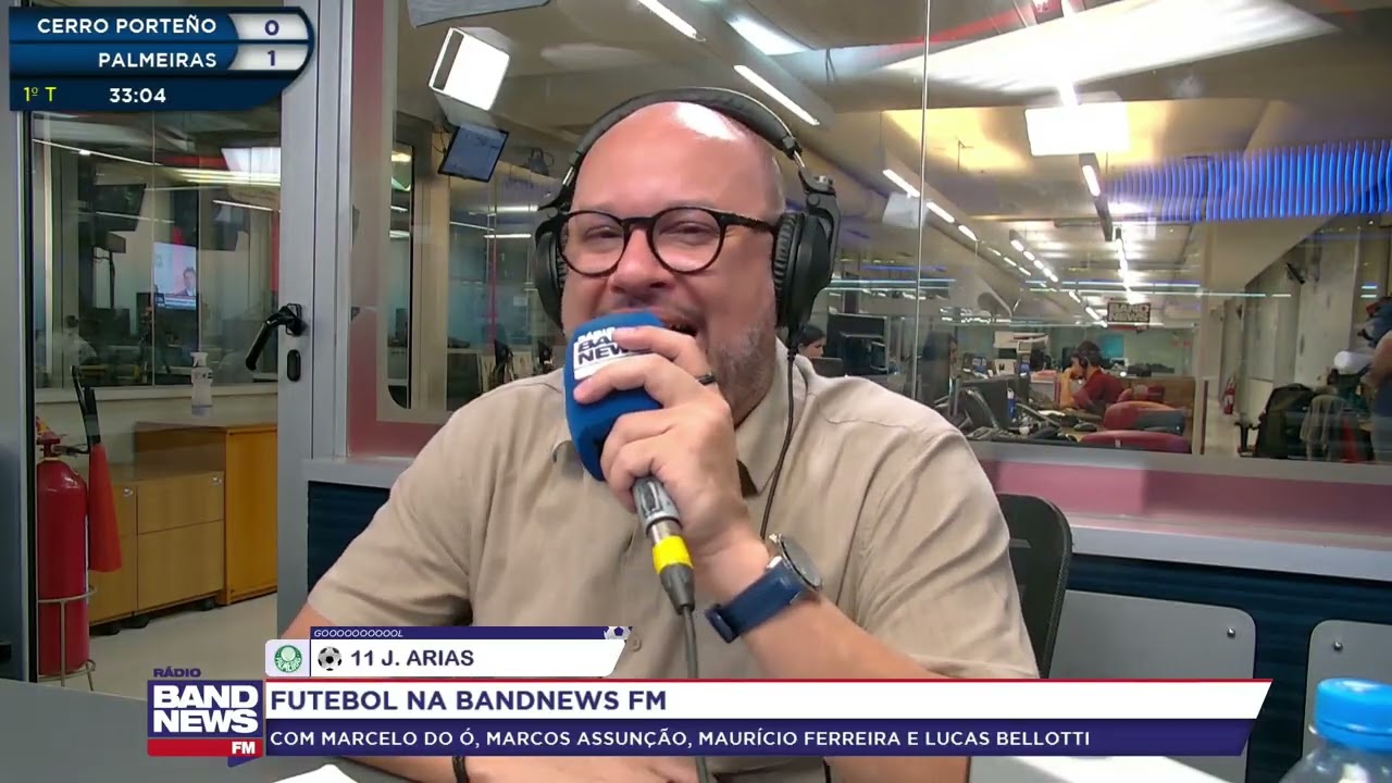 GOL DO PALMEIRAS • Arias abre o placar para o Verdão na Libertadores