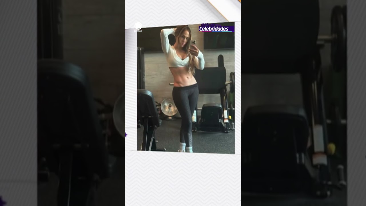 Jennifer Lopez exibe barriga sarada durante treino e impressiona fãs #HojeEmDia #Shorts