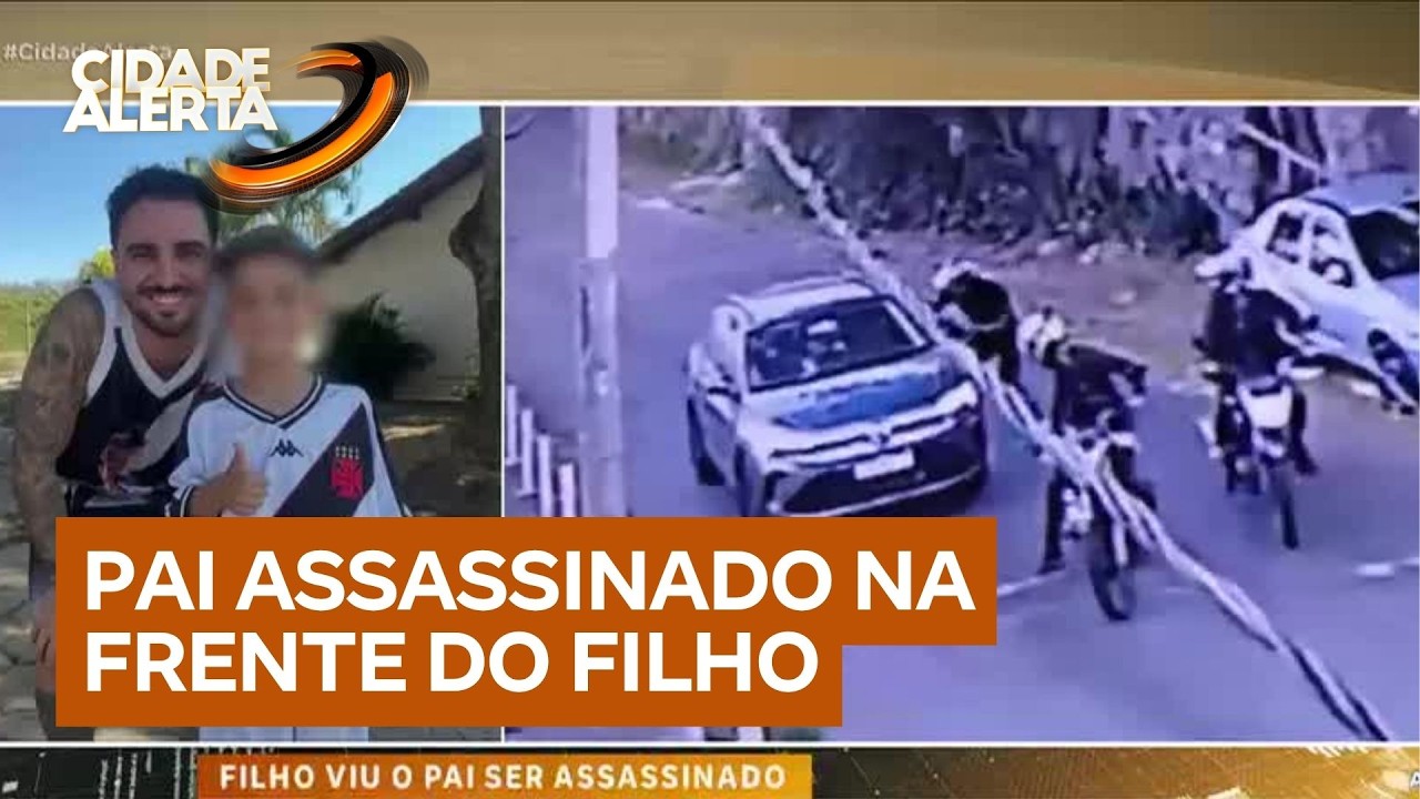 Pai é morto na frente do filho de sete anos durante tentativa de assalto no RJ